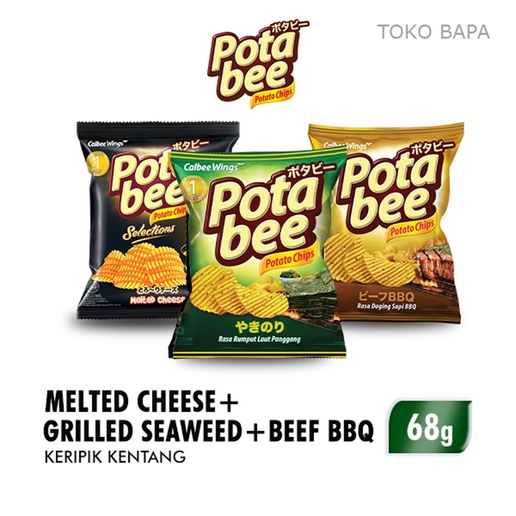 

Potabee All Flavors (BBQ, Seaweed, Cheese)