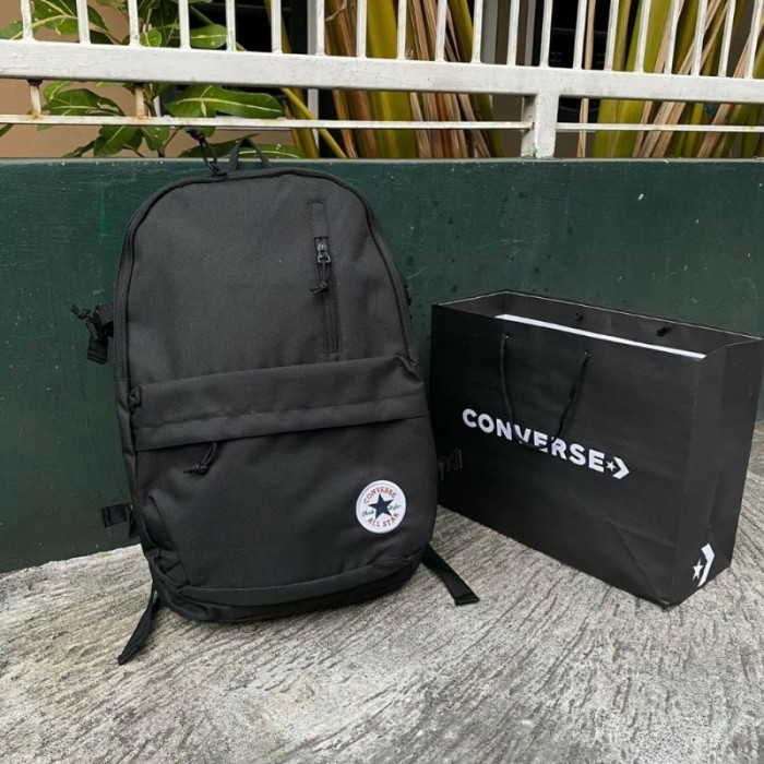 "F.SK" - TERMURAH BACKPACK PRIA CONVERSE PREMIUM IMPORT LOGO BUNDAR TAS SEKOLAH