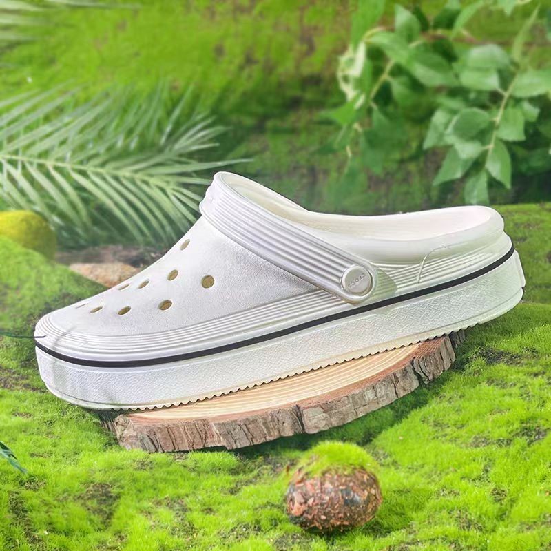 Crocs Crocband Clean Clog Sandal Sepatu Sendal Slip On Slop Karet Dewasa Pria Wanita not Baya Band