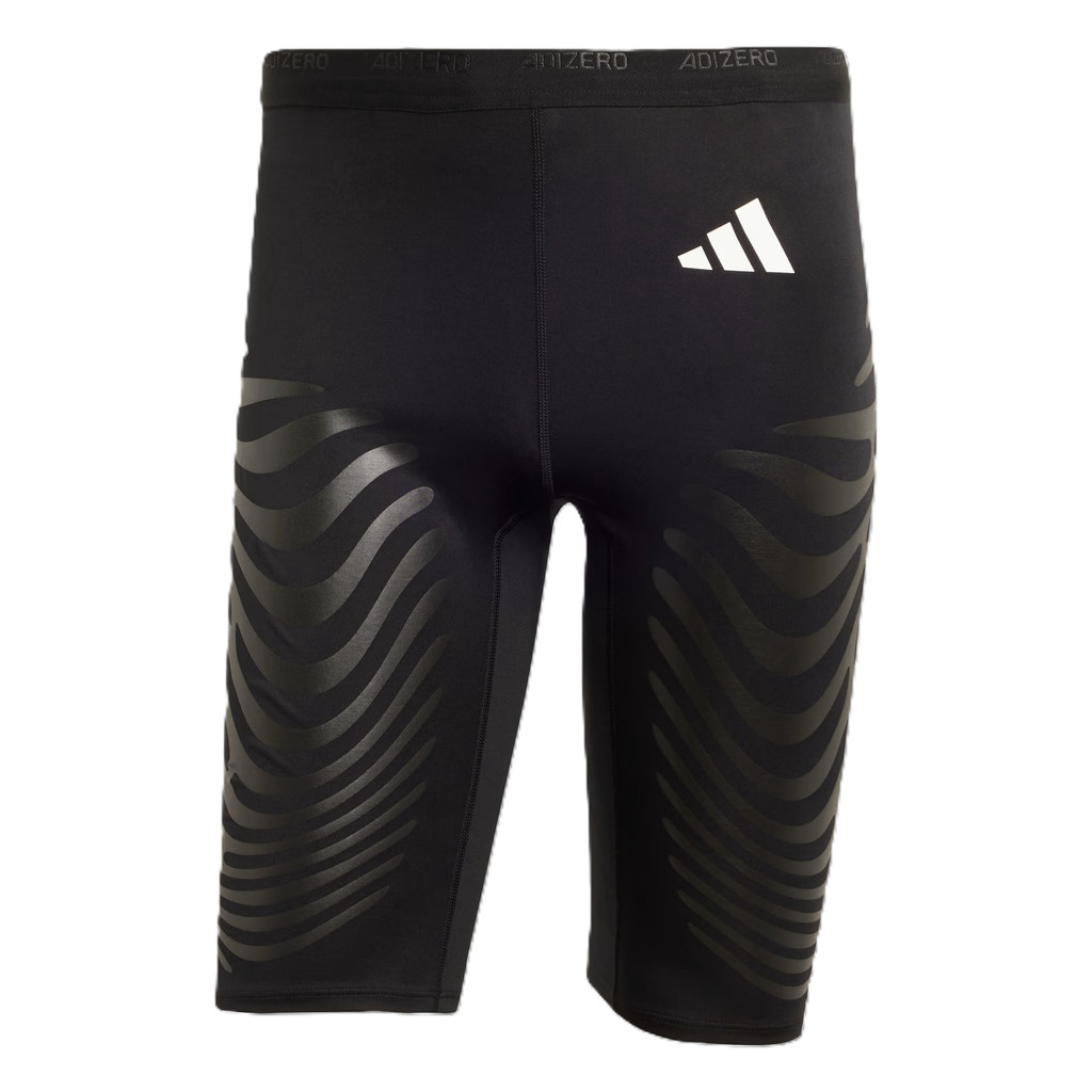 Legging Lari Pria Adidas Adizero Control Running Short Black - IX8976
