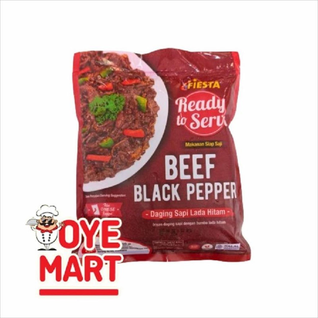 

[PROMO] FIESTA READY TO SERVE BEEF BEEF BLACK PEPPER 300GR/