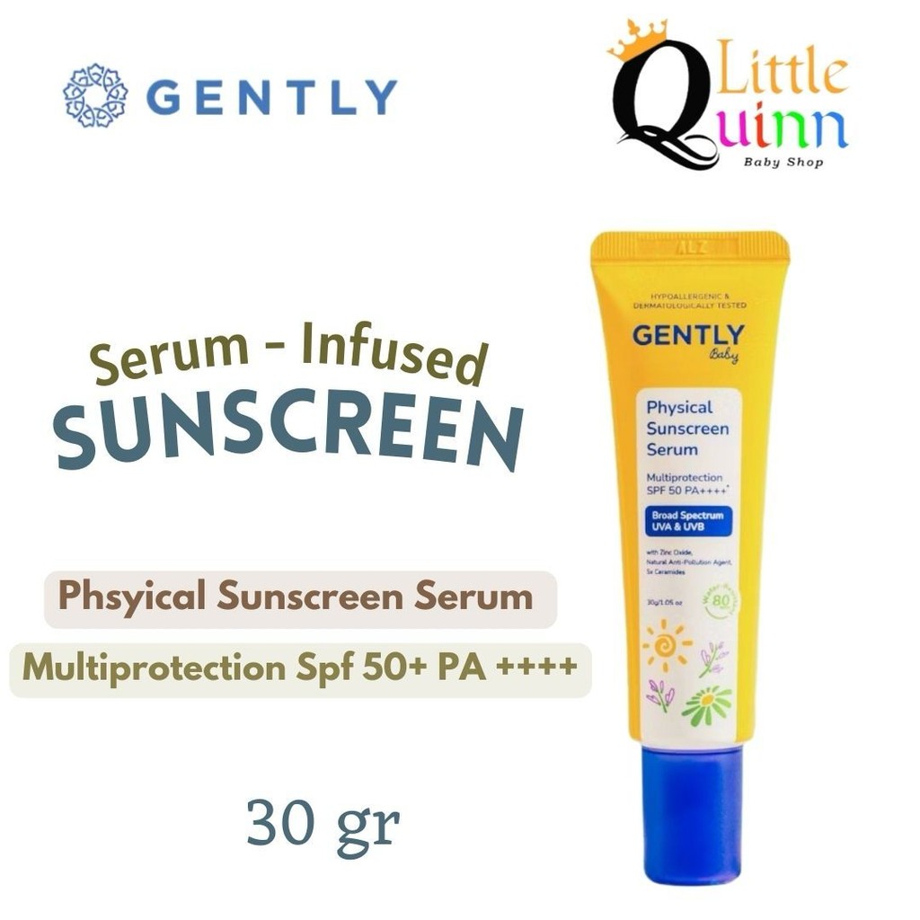 GENTLY Baby Sunscreen Serum - Gently Sunscreen Anak - Sunblok Anak Bayi