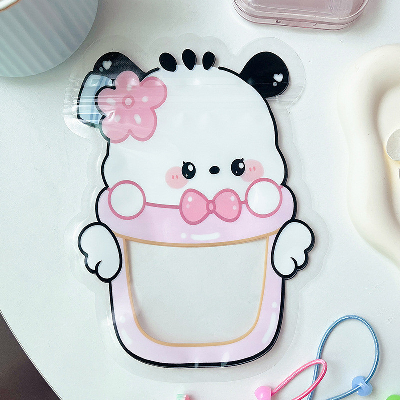 Candy Snacks Self Sealing Bag Snowflake Crisp Special-shaped Sealed Bag Accessory Packaging Bag cute