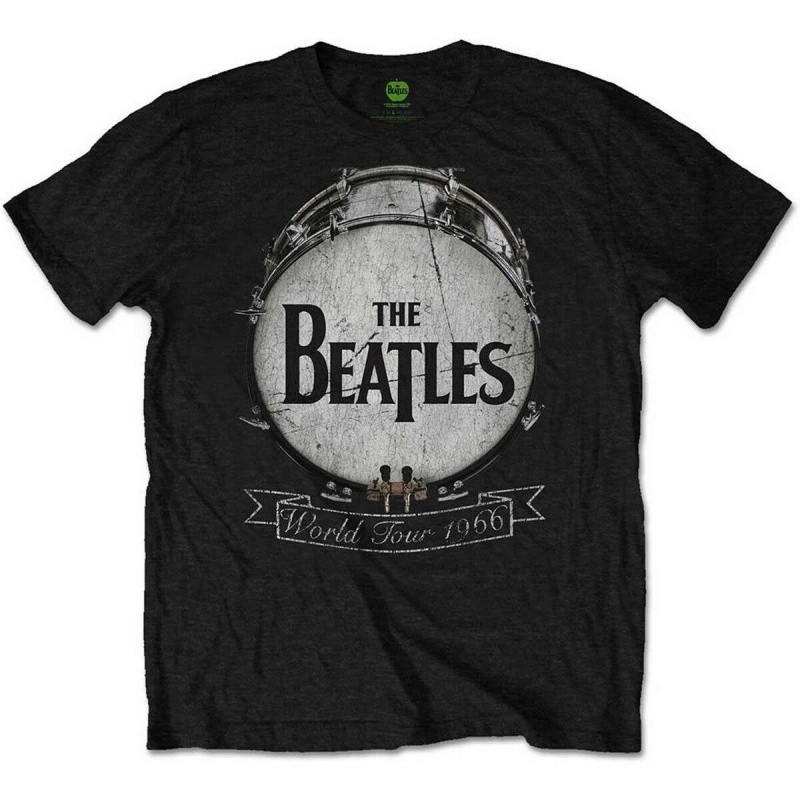 The Tee Fashion Beatle S Cool World Tour 66 John Histper Kemeja Lennon Tee Kaus Pria untuk Pria ◎﹉