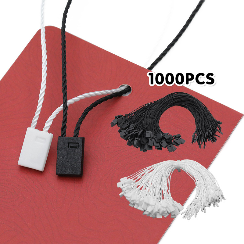 

1000 PCS Tali Hangtag / Hang Tag Label / Tali Hang Tag Nylon / Tali Label Pakaian
