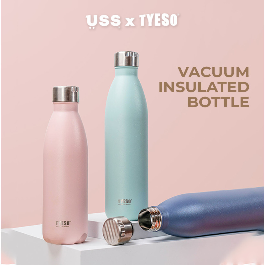 USS x Tyeso Tumbler Botol Klasik 750ml TS-8842 Outdoor Coke Sports Bottle Original Resmi Tyeso Tahan