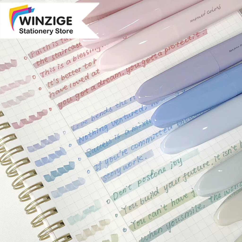 

Winzige Set 4pcs Highlighter Stabilo Pastel Spidol Warna Warni Morandi Highliter Lucu Journal Marker Pen Alat Tulis Stationery