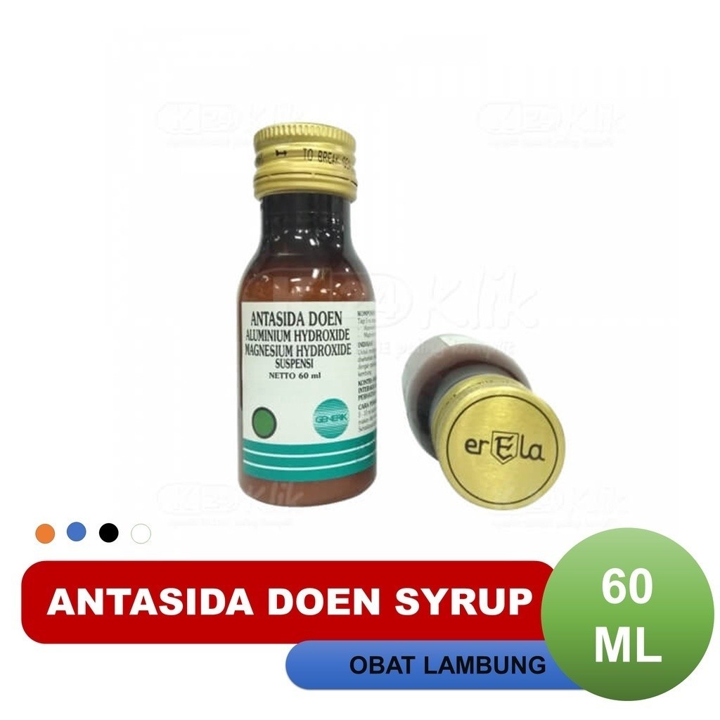 Antasida Doen Syrup Erela 60 ML - Obat Lambung