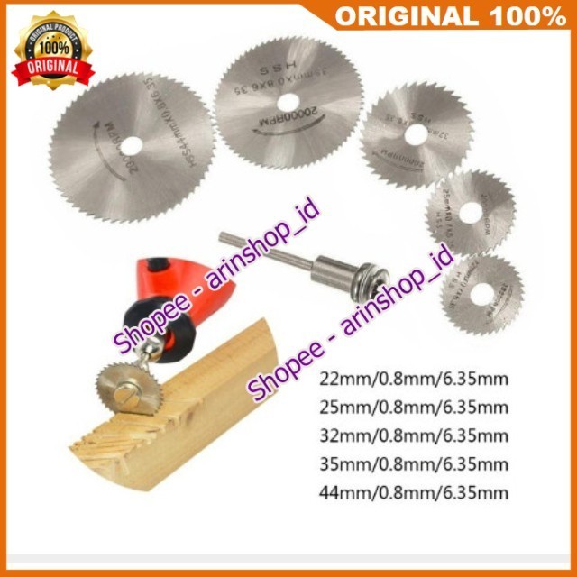 Mata Bor Gergaji Multifungsi 6 Pcs 100% ORIGINAL