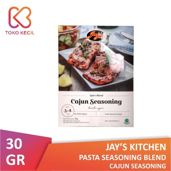 

Jay's Kitchen Seasoning & Spice Blend Cajun Seasoning 30gr