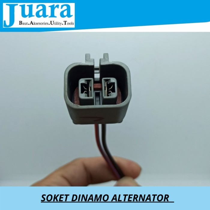 Soket Dinamo Alternator mobil 2 Kabel ORIGINAL