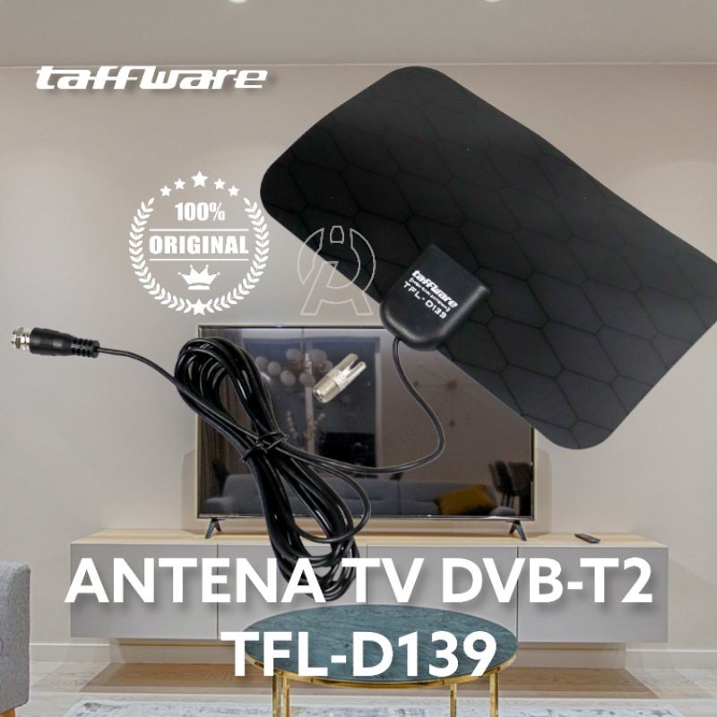 Taffware Antena TV Digital Indoor TFL-D139 Set Top Box STB Full Signal Channel