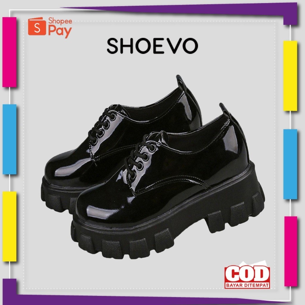 UKURAN SIZE 37 38 39 40 41 42 43 44 45 / SHOEVO Rachel Boots Sepatu Sneakers Boots oxford shoes wani
