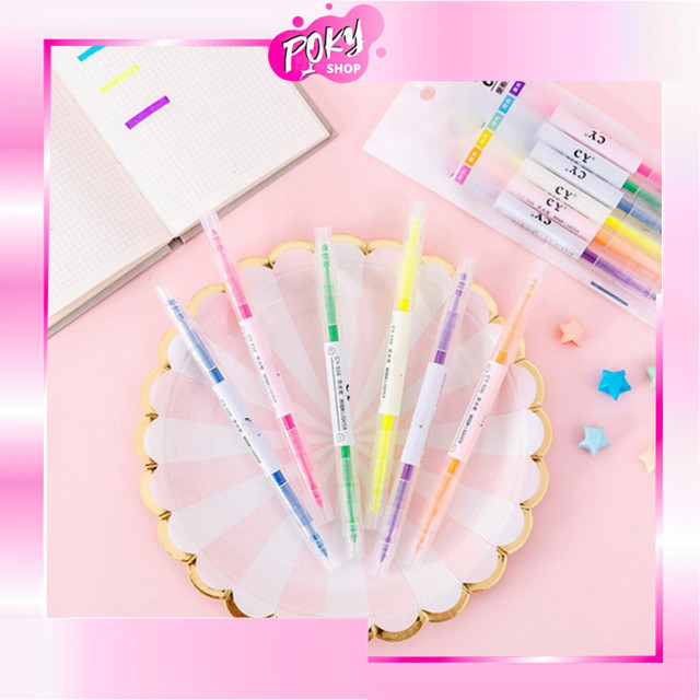 

POKY - S5821 1 Set Stabilo Warna Warni / Stabilo Warna / Highlighter Warna Warni / 1 Set Stabilo Highlighter Warna