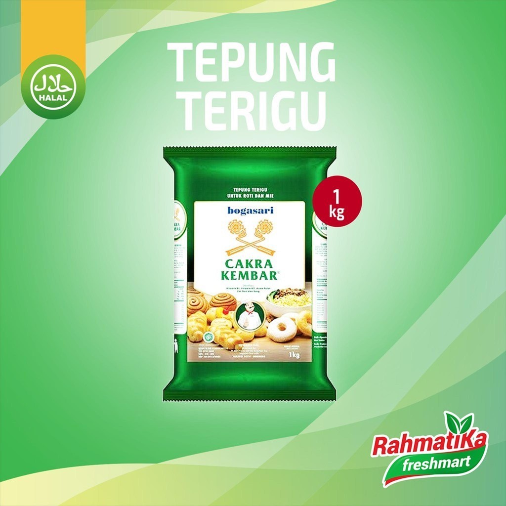 

Cakra Kembar Tepung Terigu 1 kg