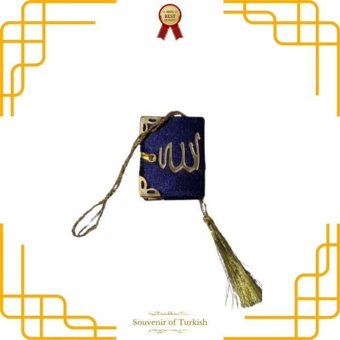 Terlaris ✨ -Alquran Mini Turki | Alquran Kecil Istanbul | Aksesoris Mobil Al Quran - Ungu