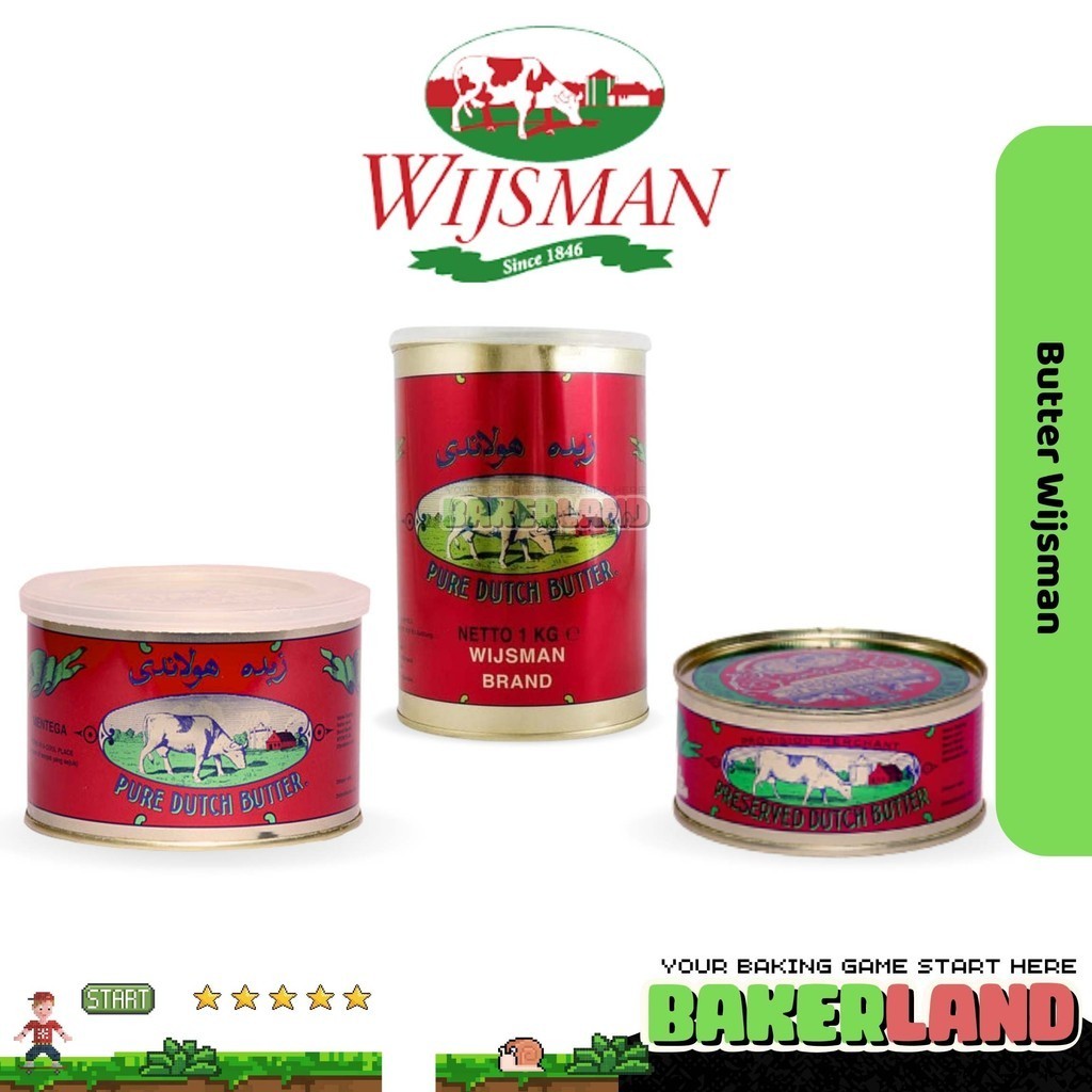 

Wijsman Butter / Butter Kaleng / Butter Wijsman 1kg, 454gr, 200gr