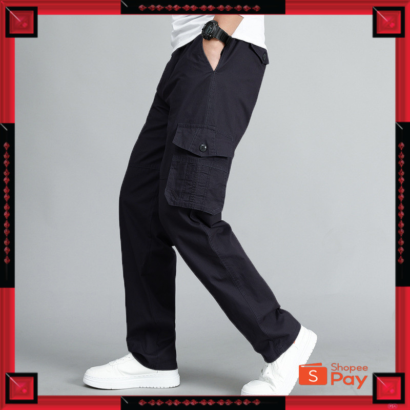 5.5 CARGO SALE // Celana Cargo Panjang Pria Wanita Kempol Jumbo Carpenter Chino Kempol Long Pants Po