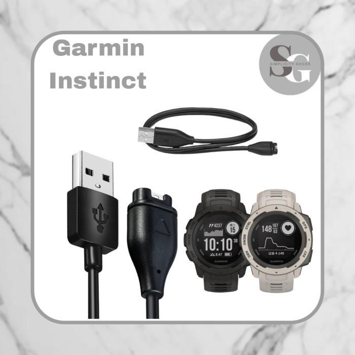 CHARGER CABLE SMART WATCH GARMIN INSTINCT KABEL CASAN JAM TANGAN
