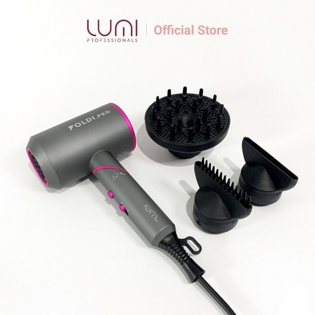 Hairdryer Lumi / Alat Pengerting Rambut Lumi Professioanl / Hairdryer Lipat