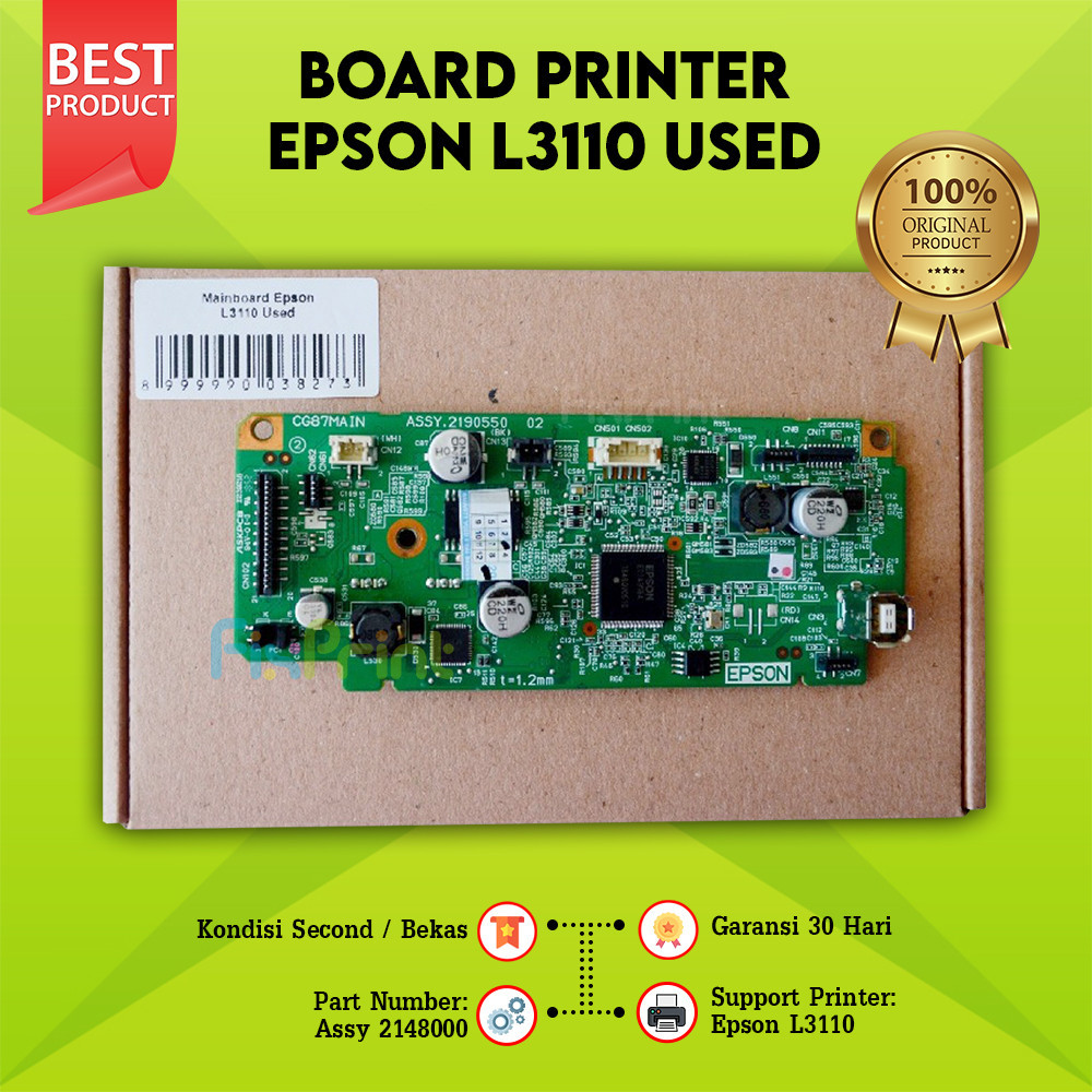 Mainboard Printer Epson L3110 Logic Board L3110 Motherboard L3110 Original