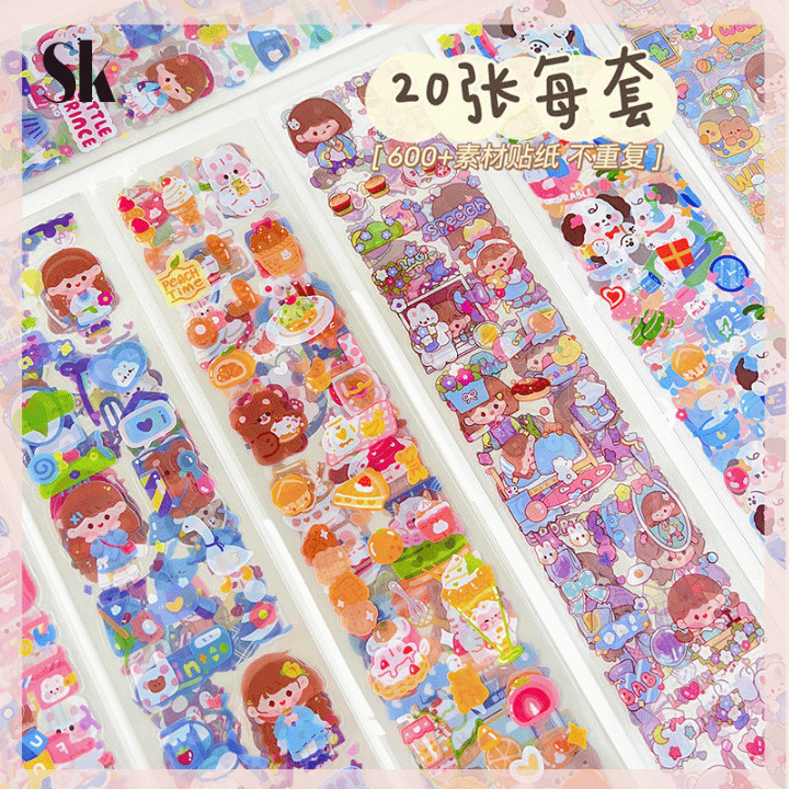 

SKSHOP Stiker MOMO Waterproof DIY 1 pack isi 20pcs - SK062