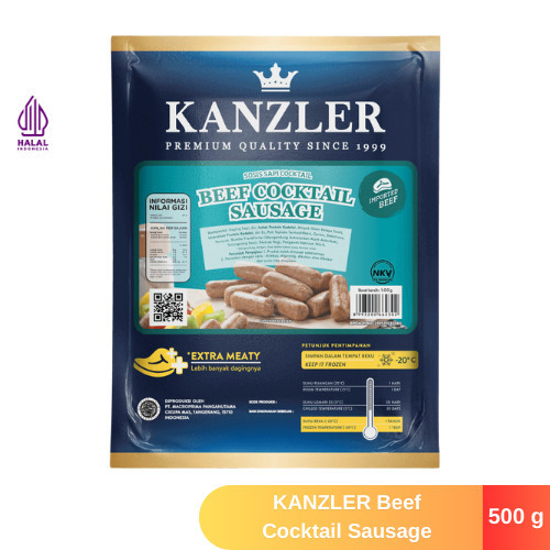 

KANZLER Sosis Sapi 500 gr Beef Cocktail Sausage