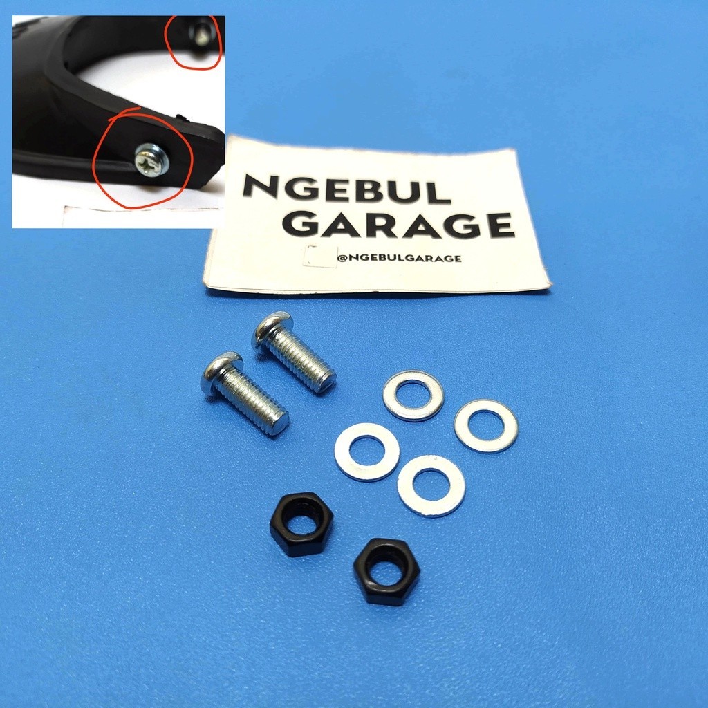 Baut Kepet Air V80 V75 Slebor Belakang Set 2PCS YAMAHA