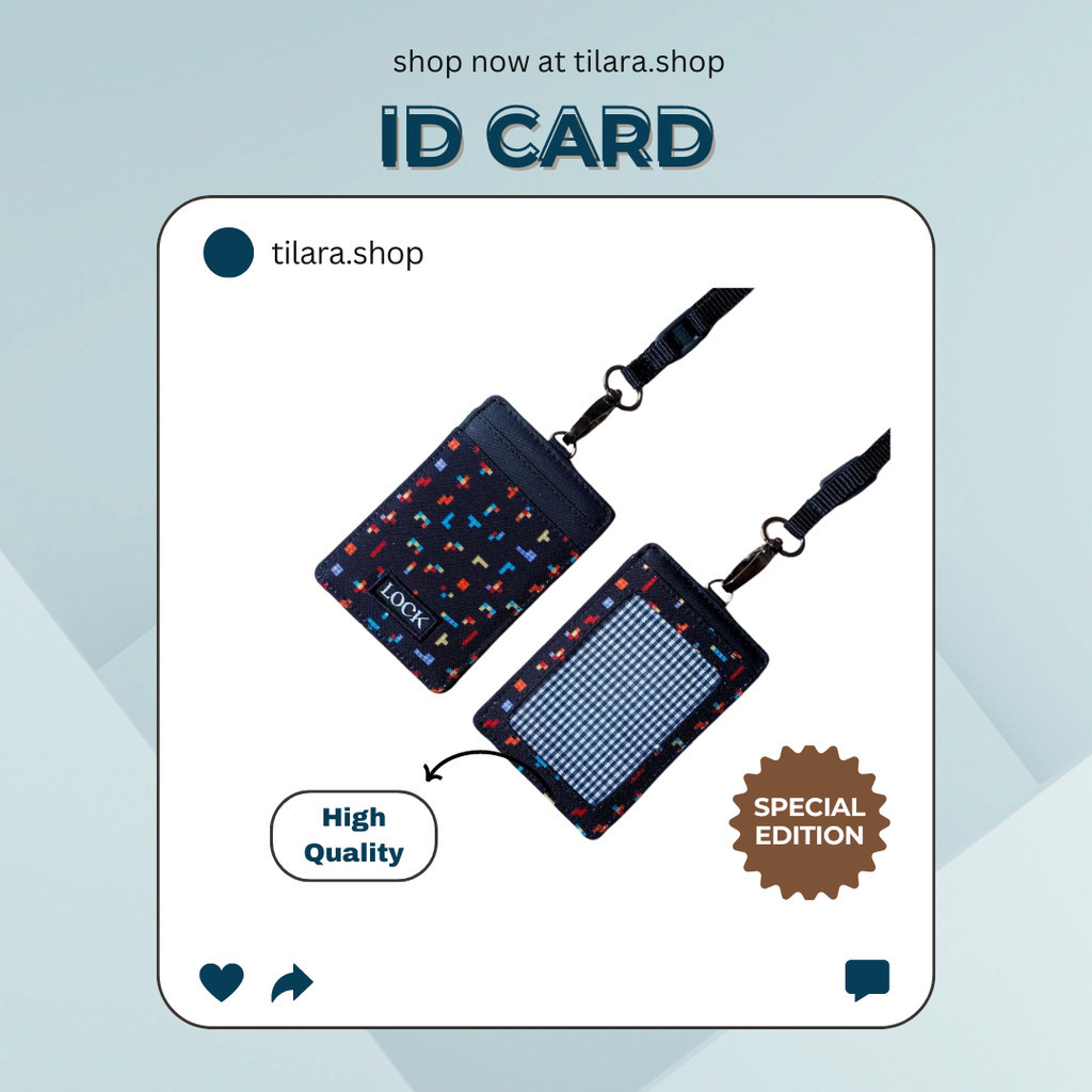 

Lanyard Kantor Kasual dengan Slot untuk ID Card dan Holder Name Tag TS35