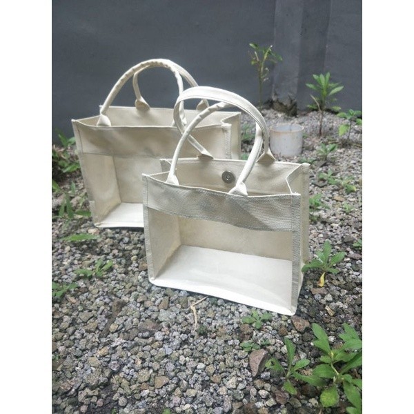 

Tas Hampers mika kanvas mini Size Uk 20×10×15 Cm