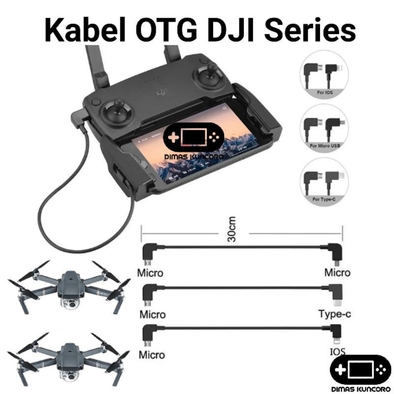 Rave Kabel OTG DJI SERIES phantom 2 3 hubsan zino mini se cable android type c remote
