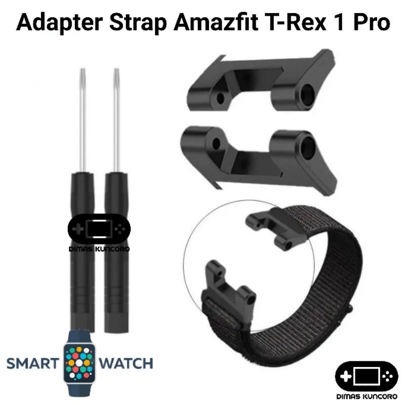 RAVE Adapter Strap Amazfit T-Rex 1 Pro connector konektor sambungan tali trex t rex Original