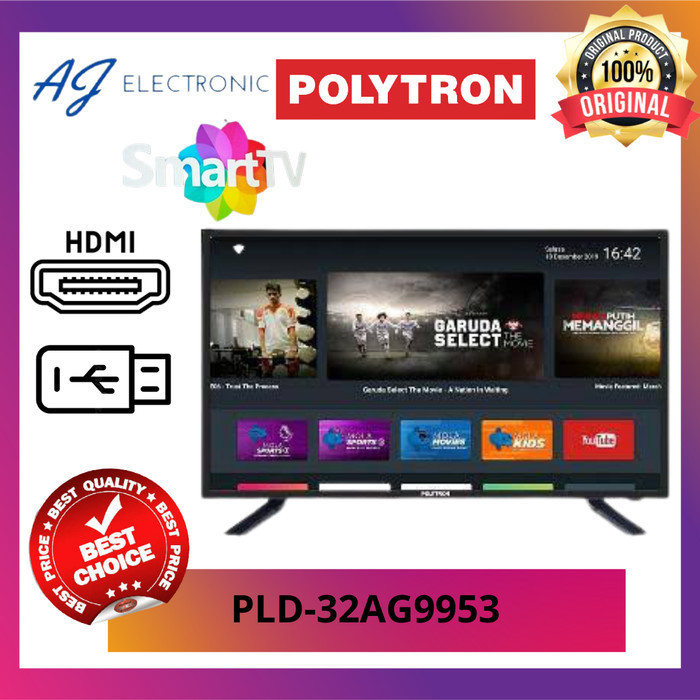 Tv Led Polytron PLD-32AG9953 / PLD32AG9953 , Smart tv 32inch