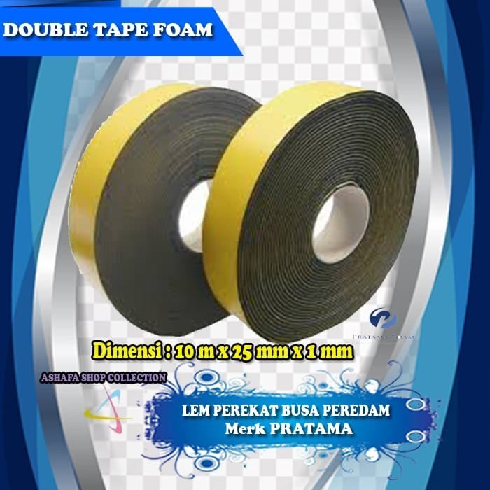 

DOUBLE TAPE SERBAGUNA 10 meter x 25 mm x 1 mm