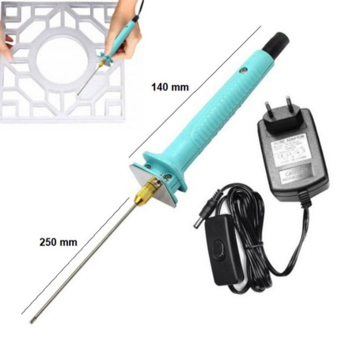 

Pemotong Gabus Styrofoam Cutter Alat Potong Busa Stereofoam Heater Art