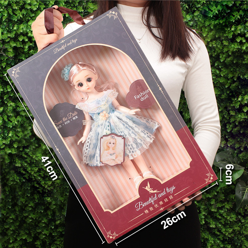 Boneka Putri Anak Perempuan/Set Kotak Hadiah/Boneka Mainan Anak Perempuan