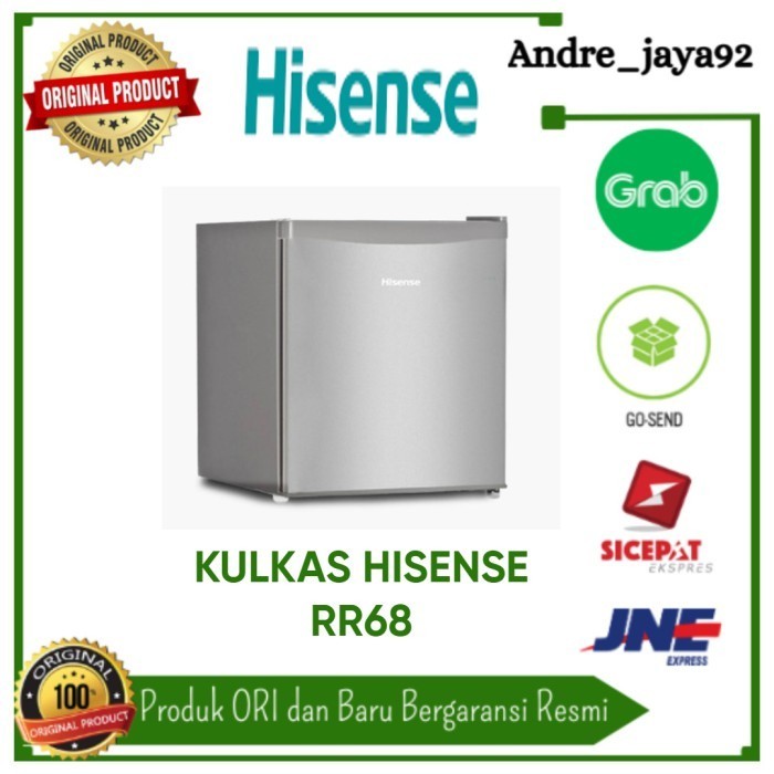 Kulkas Portable Mini Bar Hisense RR-68 New
