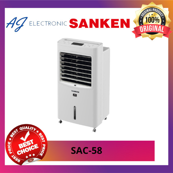 Air Cooler Sanken SAC-58 Kapasitas 8L Putih