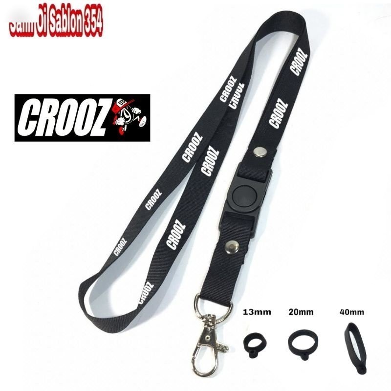 

TALI LANYARD CROOZ LANYARD DISTRO PREMIUM GANTUNGAN KUNCI/GANTUNGAN ID CARD/gantungan hp murah Best seller COD