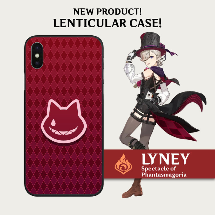 Casing Genshin Lenticular Lyney Lynette