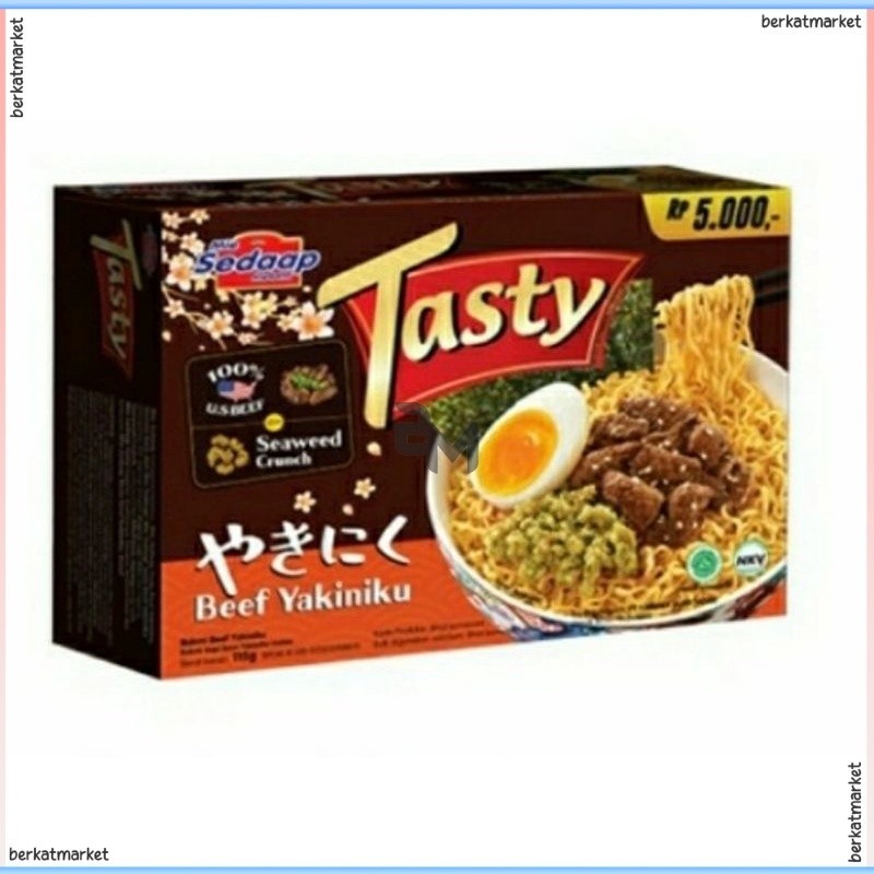 

MIE SEDAAP TASTY BEEF YAKINIKU 115G BAKMI SAPI SAUS YAKINIKU