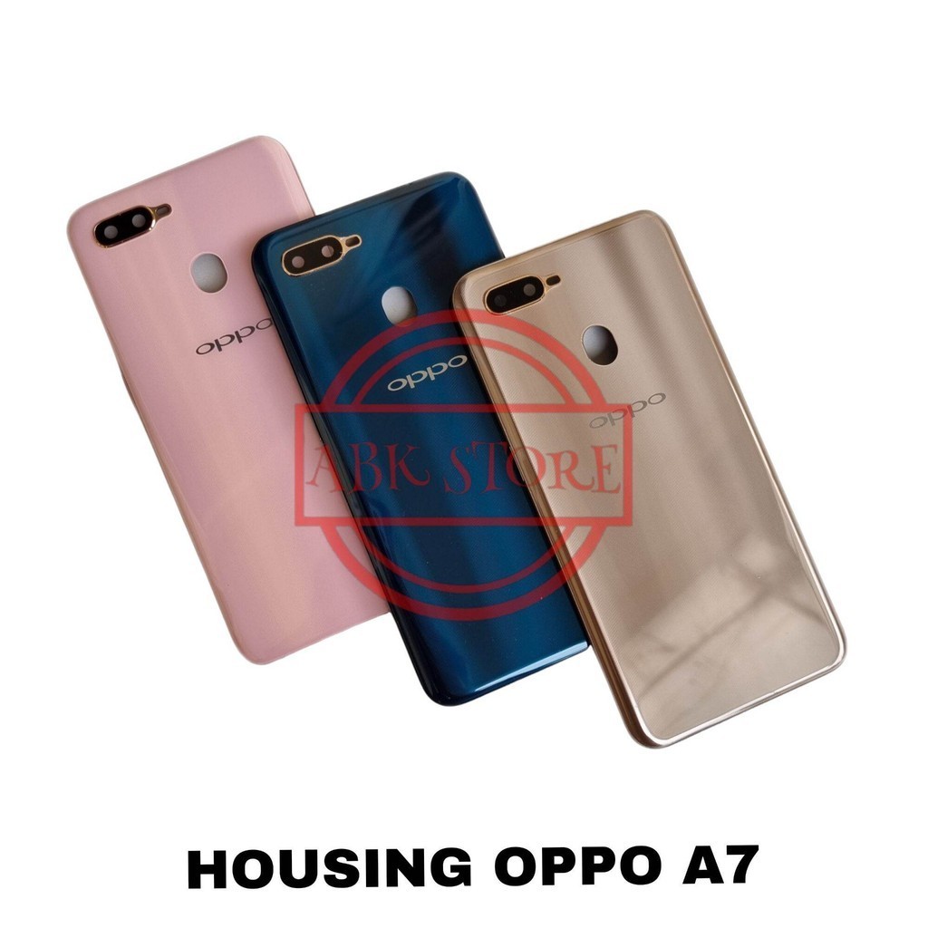BACKDOOR OPPO A7 TUTUP BELAKANG BACK CASING BACKCOVER HOUSING OPPO A7 ORIGINAL