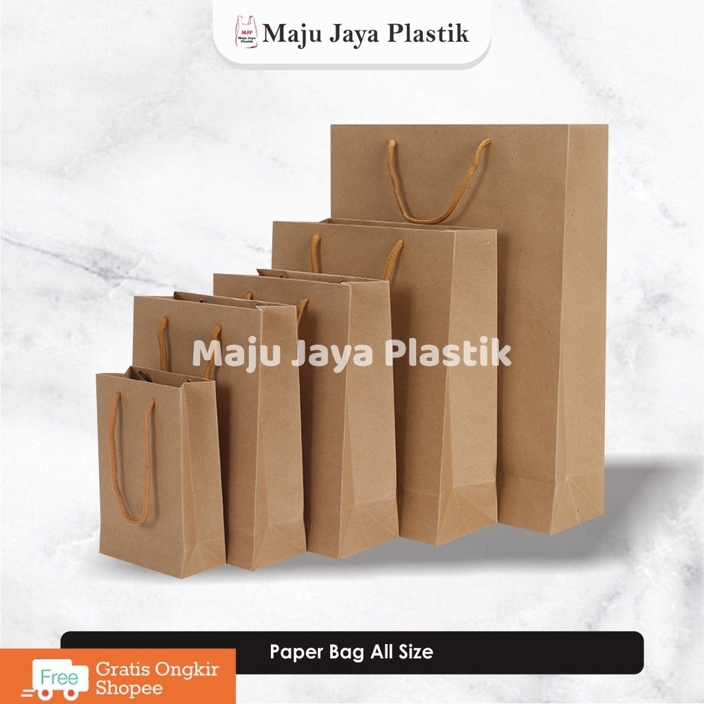 

[12 pcs] Paper Bag Coklat / Kantong Tas Belanja Kertas Coklat / Godie Bag Ultah / Tas Souvenir / Craft Papper Bag Kertas Souvenir Packaging Online Shop Olshop Murah