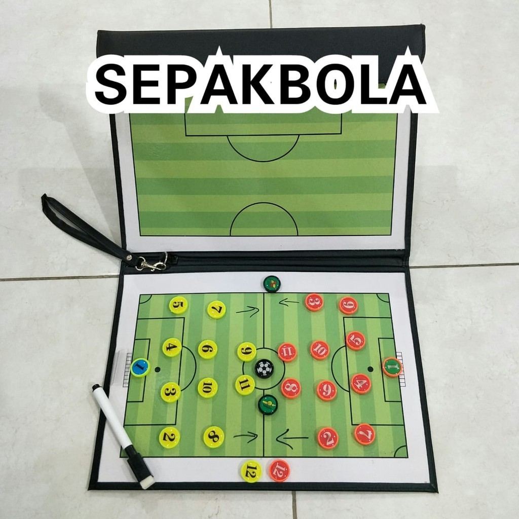 Strategy Board Futsal - Papan Strategi Sepakbola - coaching board