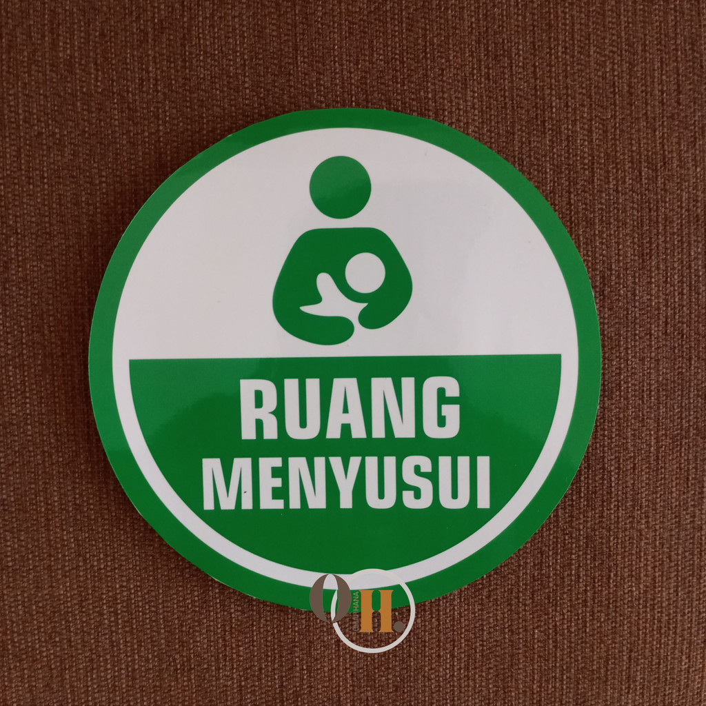 

Stiker ruang menyusui - Stiker nama ruang - Stiker vinyl - Laminasi glossy