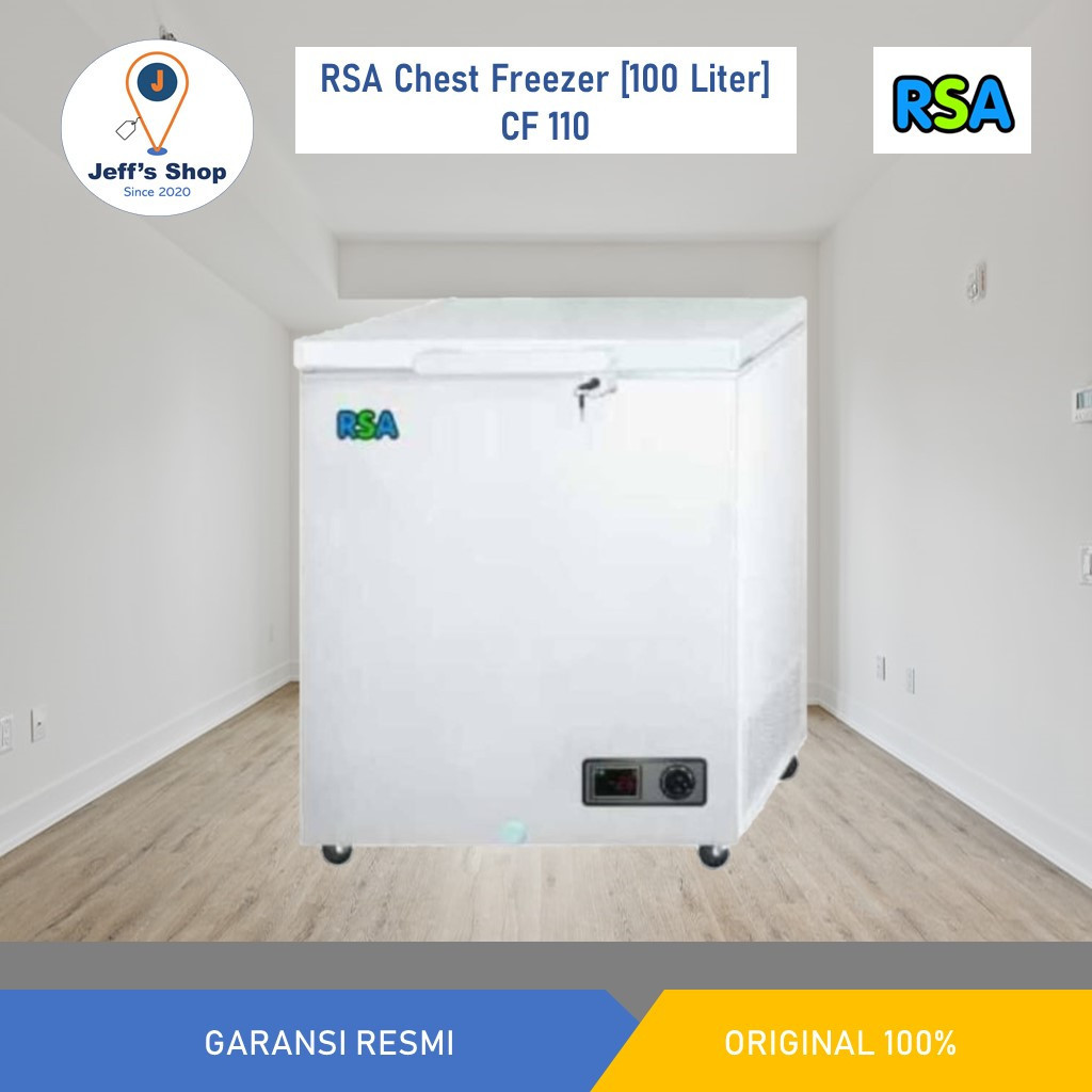 PROMO BIG SALE RSA Chest Freezer / Freezer Box [100 Liter] CF 110