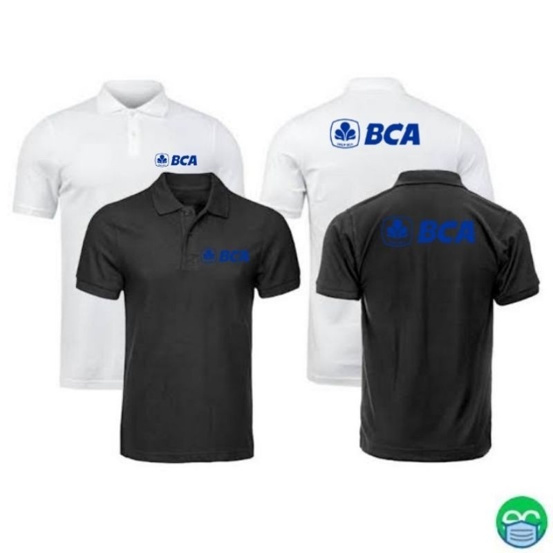 KAOS POLO POLOSHIRT T-shirt Polo Bank Bca // kaos polo Bank bca -Playmoreshop