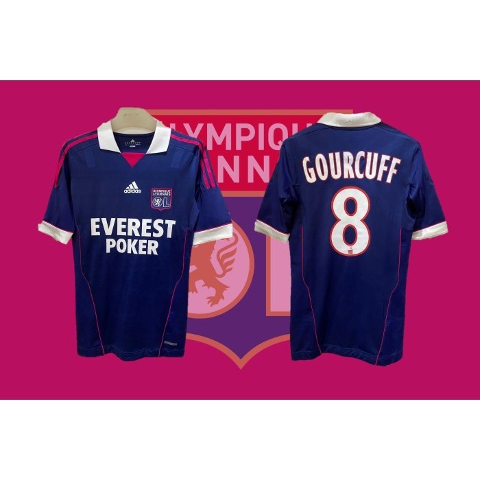 Original Jersey Olympique Lyon Away 2011-2012 Yoann Gourcuff Techfit