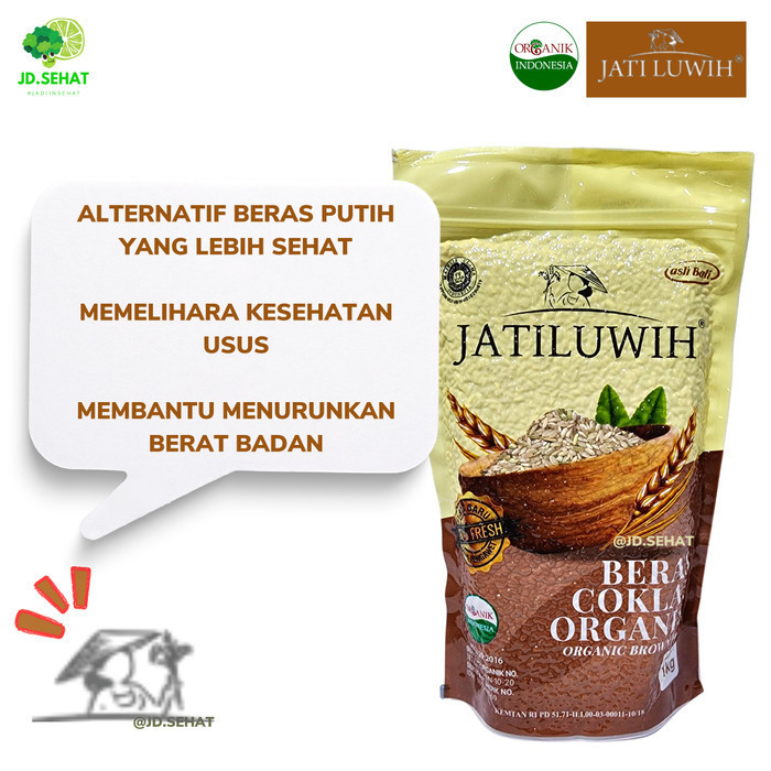 

Moerah~ Beras Coklat Organik JATILUWIH Beras Diet Beras Sehat 1 kg