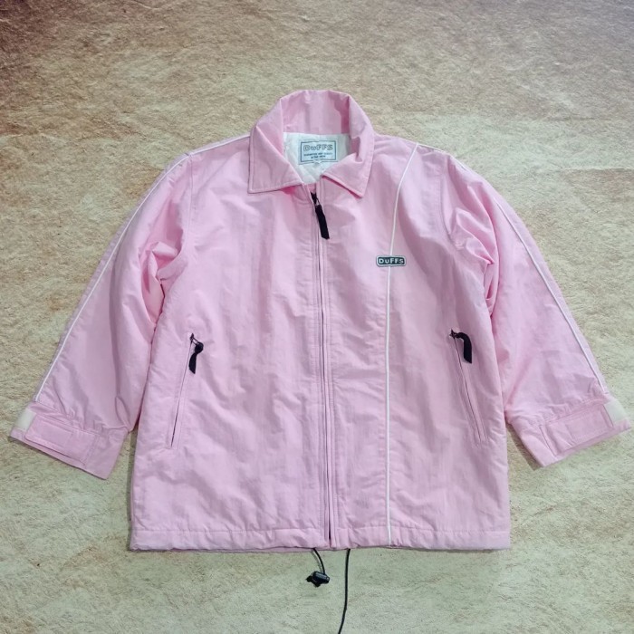 Quilted Jaket outdoor DUFFS peach size XL casual jaket murah bagus